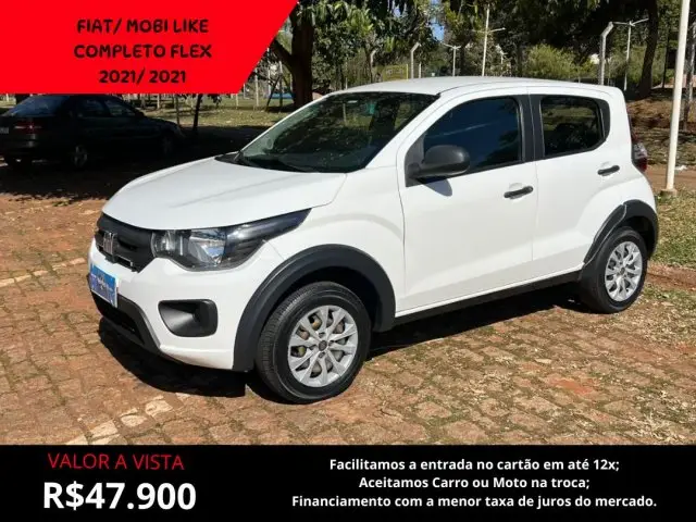 Carro Fiat Mobi 2021 Like 1.0 (Flex)