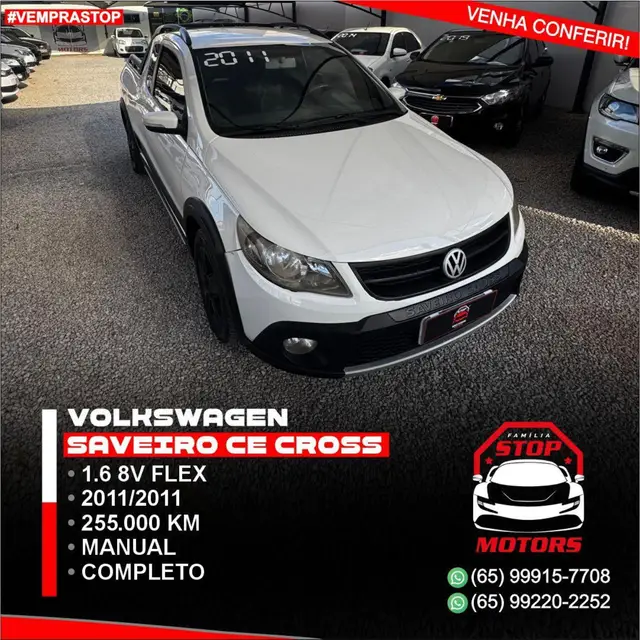 Carro Volkswagen Saveiro 2011 Cross 1.6 (Flex) (cab. estendida)