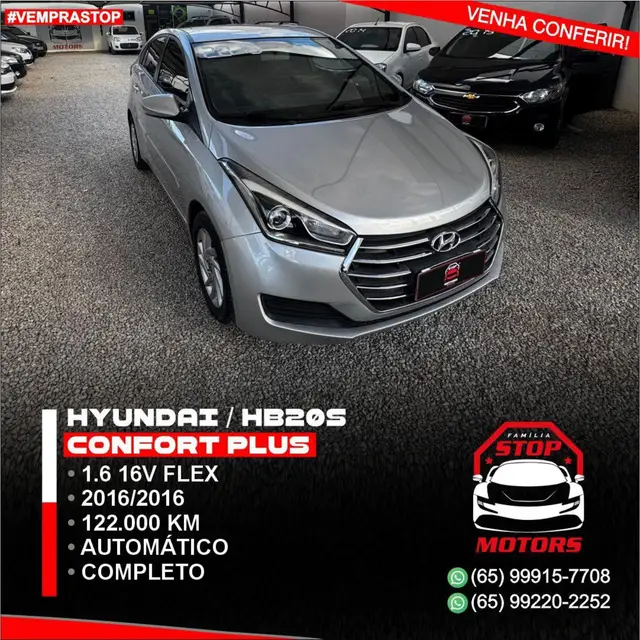 Carro Hyundai HB20S 2016 1.6 Comfort Plus (Aut) (Flex)