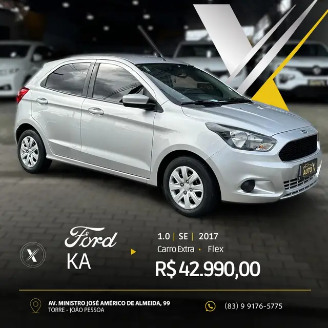 Carro Ford Ka 2017 1.0 SE (Flex)
