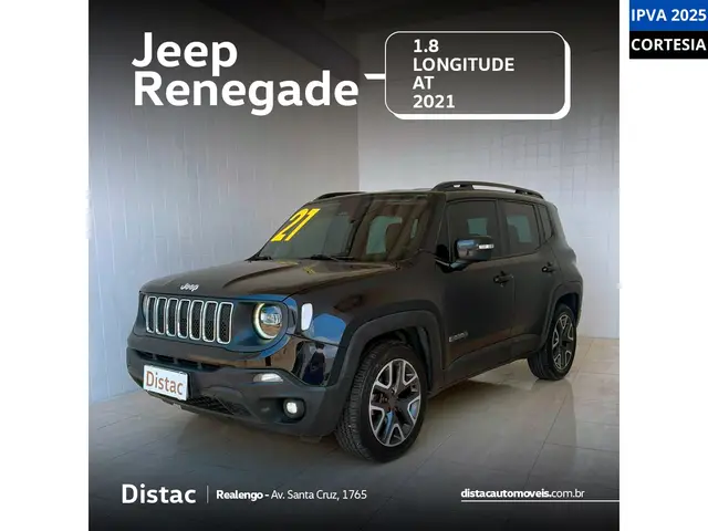 Carro Jeep Renegade 2021 Longitude 1.8 4x2 (Aut) (Flex)