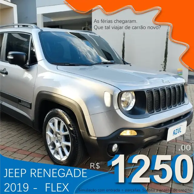 Carro Jeep Renegade 2019 Sport 1.8 4x2 (Aut) (Flex)