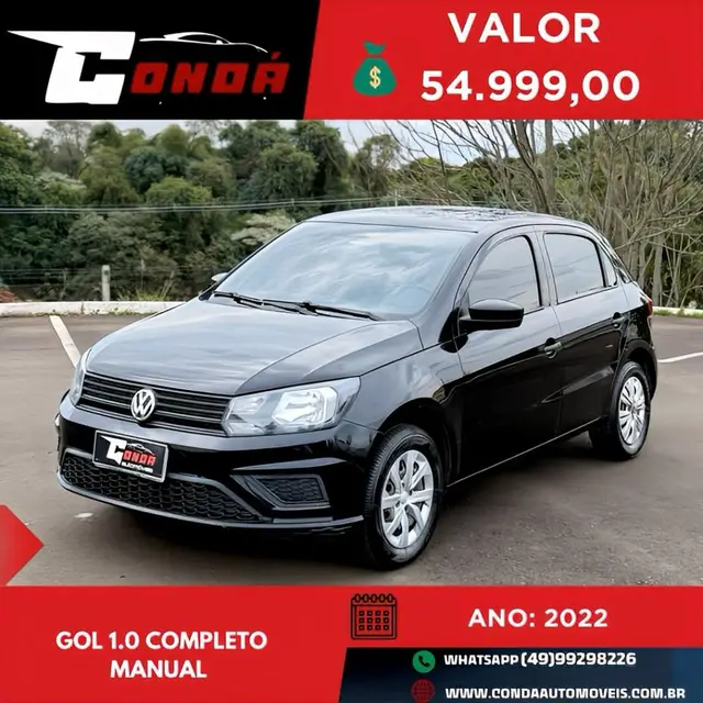 Carro Volkswagen Gol 2022 1.0 12v (Flex)