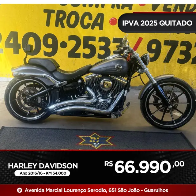 Moto Harley-Davidson Softail 2016 Breakout