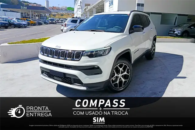 Carro Jeep Compass 2025 Longitude 1.3 T270 (Aut) (Flex)
