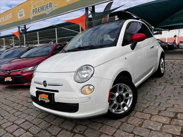 Carro Fiat 500 2015 Cult Dualogic 1.4 Evo (Flex)
