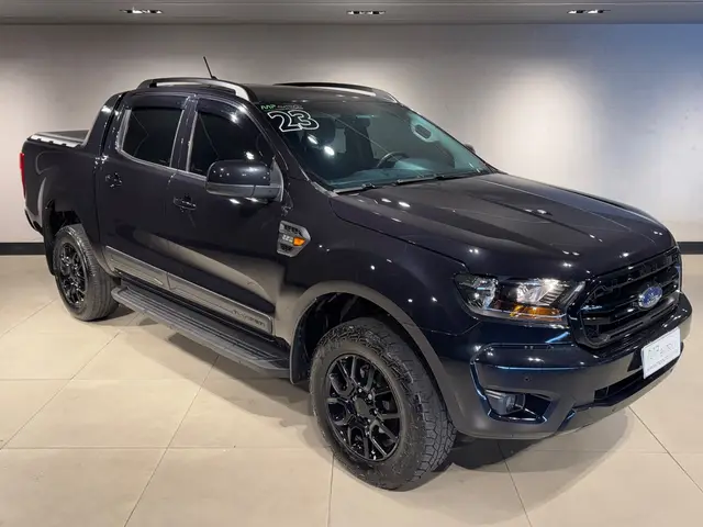 Carro Ford Ranger Cabine Dupla 2023 Black 2.2 Turbodiesel 4x2 (Aut)