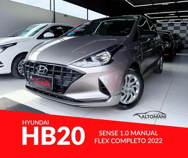 Carro Hyundai HB20 2022 1.0 Sense (Flex)
