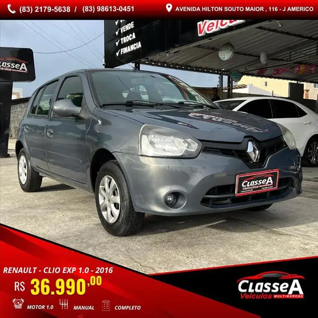 Carro Renault Clio 2016 Expression 1.0 16V (Flex)