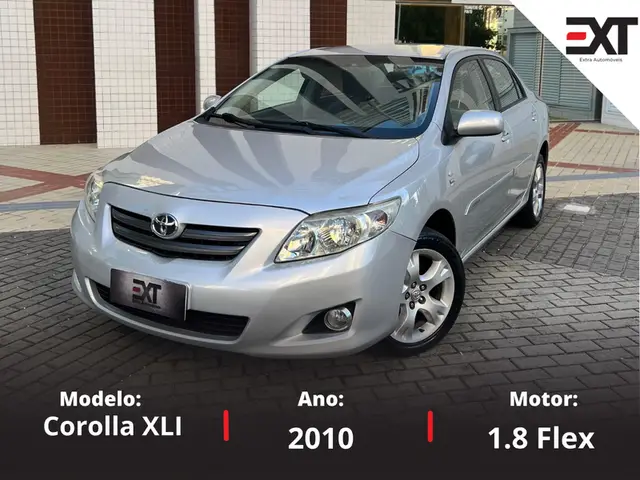 Carro Toyota Corolla 2010 Sedan XLi 1.8 16V (flex) (aut)