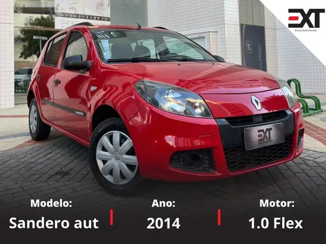 Carro Renault Sandero 2014 Authentique 1.0 16V (flex)