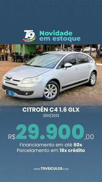 Carro Citroën C4 2012 GLX 1.6 (flex)