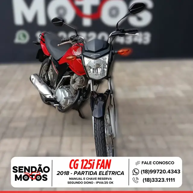 Moto Honda CG 125 2018 Fan KS