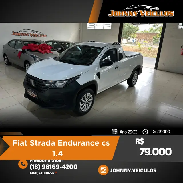 Carro Fiat Strada 2023 Endurance 1.4 CS