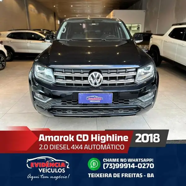 Carro Volkswagen Amarok 2018 2.0 CD 4x4 TDi Highline (Aut)