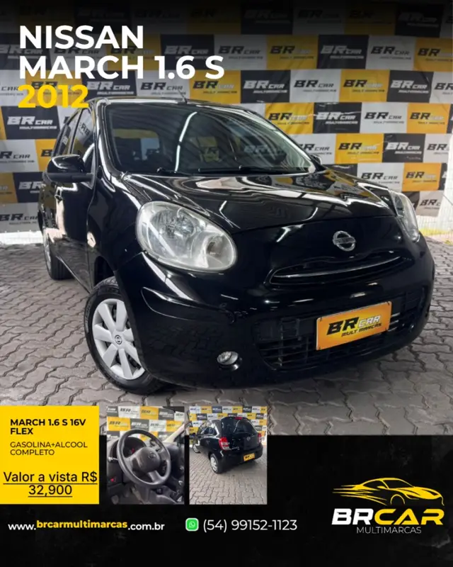 Carro Nissan March 2012 1.6 16V S (Flex)