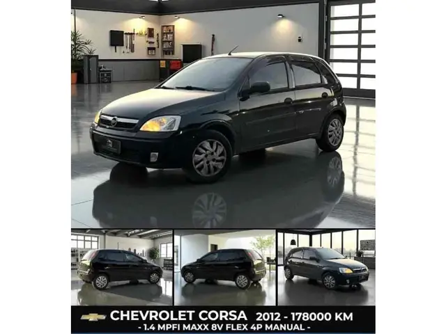 Carro Chevrolet Corsa Sedan 2012 Maxx 1.4 8V ECONOFLEX 4p