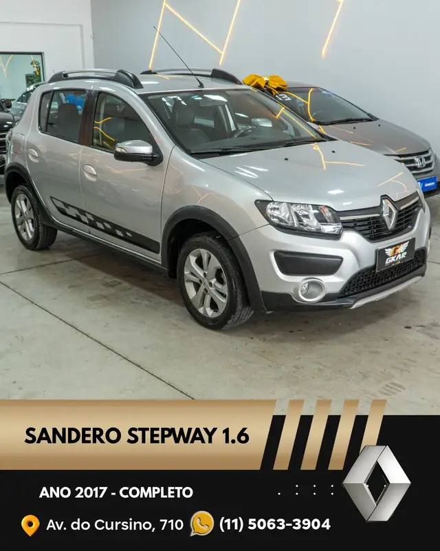 Carro Renault Sandero Stepway 2017 1.6 8V (Flex)