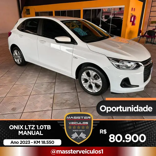 Carro Chevrolet Onix 2023 LTZ 1.0 Turbo
