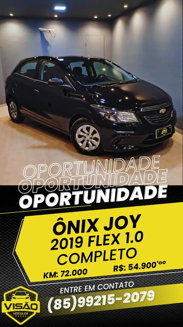 Carro Chevrolet Onix 2019 1.0 Joy SPE/4