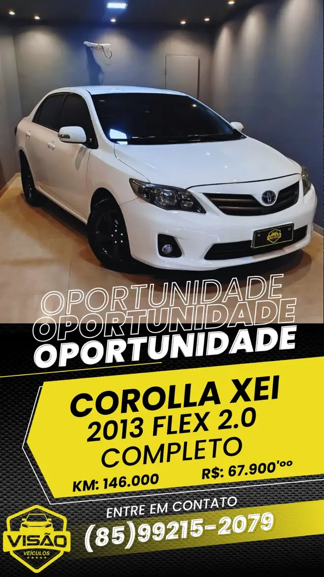Carro Toyota Corolla 2013 2.0 XRS (Flex)