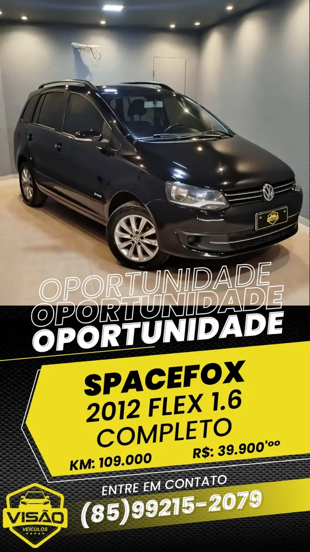 Carro Volkswagen SpaceFox 2012 1.6 8V (Flex)