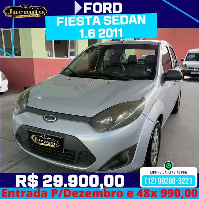 Carro Ford Fiesta Sedan 2011 1.6 (Flex)