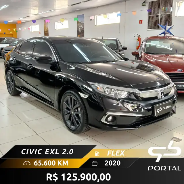 Carro Honda Civic 2020 EXL 2.0 i-VTEC CVT