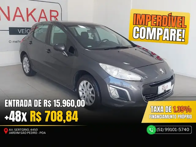 Carro Peugeot 308 2014 Active 1.6 16v (Flex)