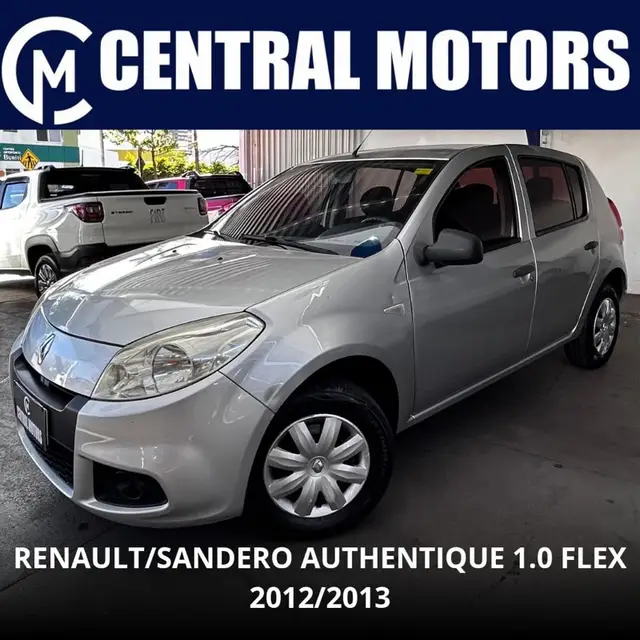Carro Renault Sandero 2013 Authentique 1.0 16V (flex)