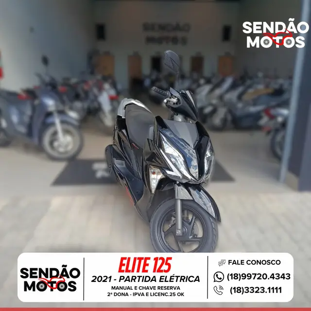 Moto Honda Elite 125 2024 CBS