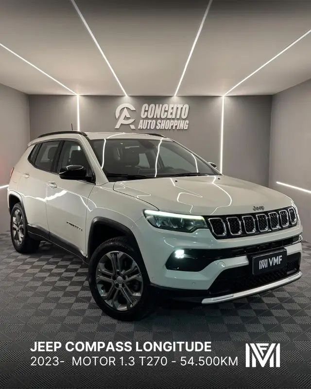 Carro Jeep Compass 2023 Longitude 1.3 T270 (Aut) (Flex)