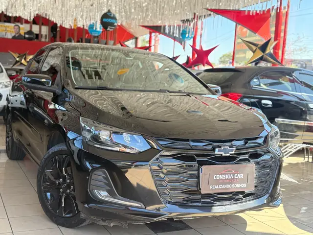 Carro Chevrolet Onix Plus 2021 1.0 Premier Turbo Midnight Flex (Aut)