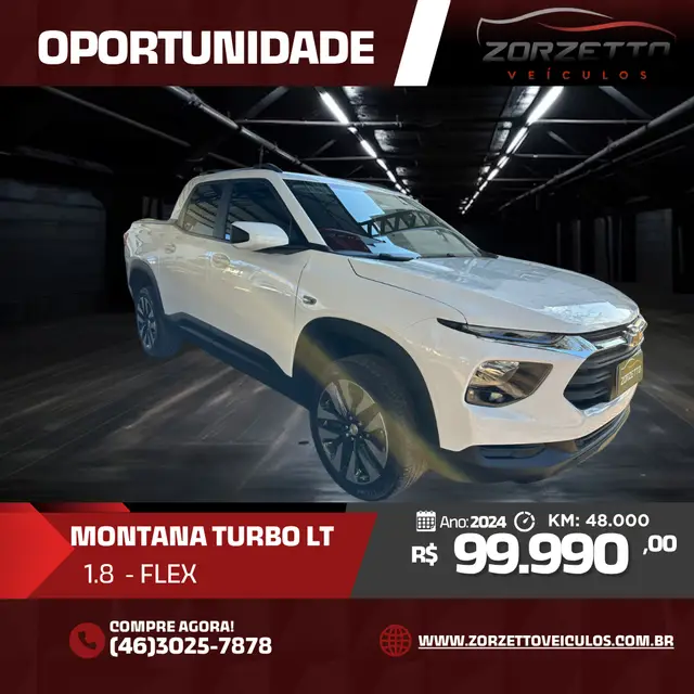 Carro Chevrolet Montana 2024 LT 1.2 Turbo