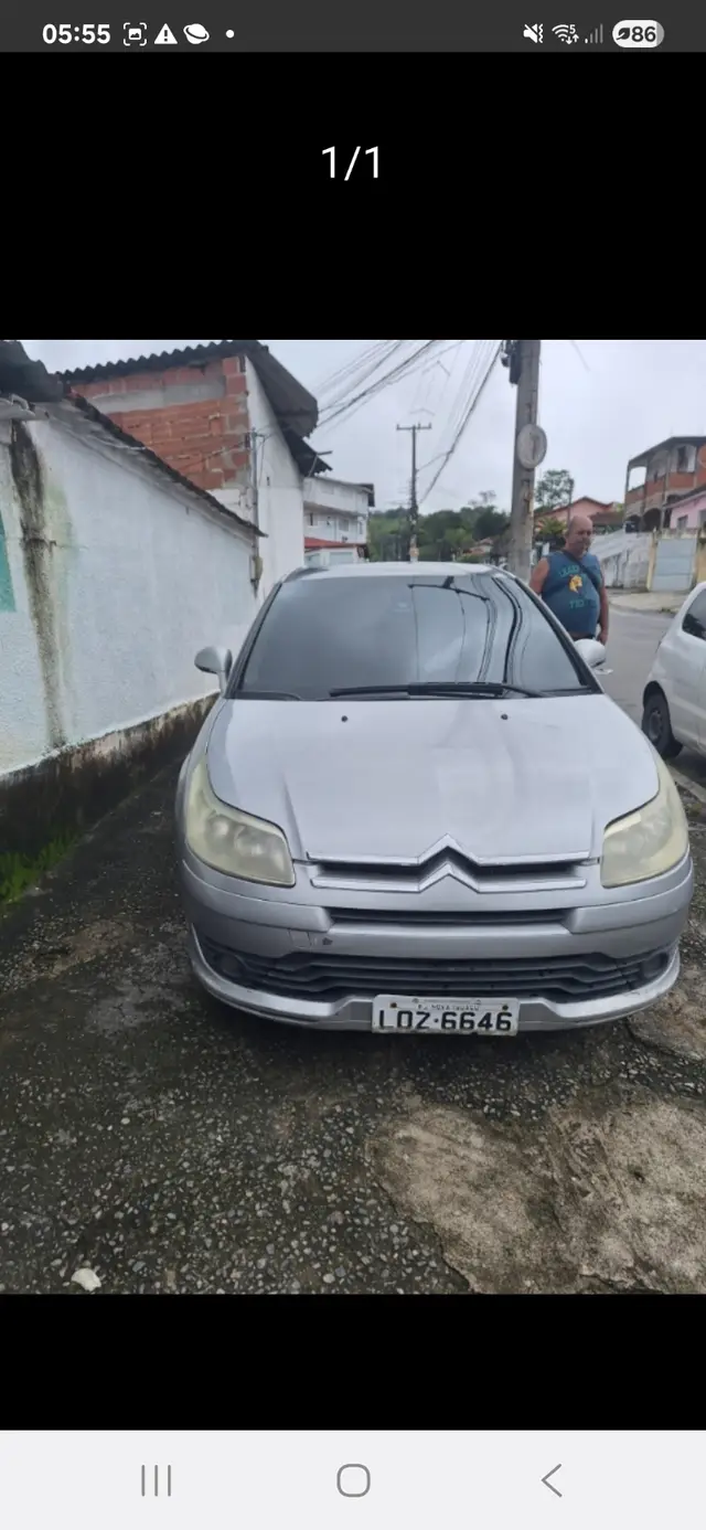 Carro Citroën C4 VTR 2007 2.0 16V