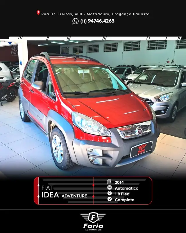 Carro Fiat Idea 2014 Adventure 1.8 16V E.TorQ (Flex)