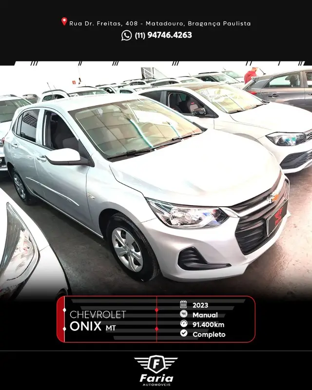 Carro Chevrolet Onix 2023 1.0