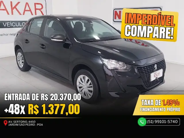 Carro Peugeot 208 2024 Like 1.0