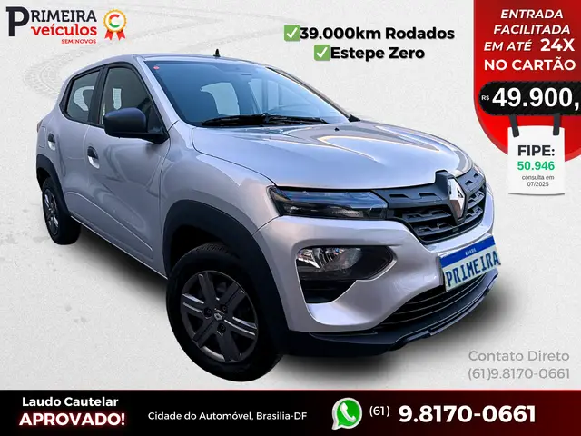 Carro Renault Kwid 2023 Zen 1.0 12v SCe (Flex)