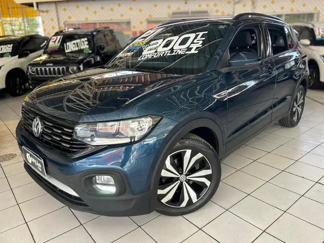 Carro Volkswagen T-Cross 2021 1.0 200 TSI Comfortline (Aut) (Flex)