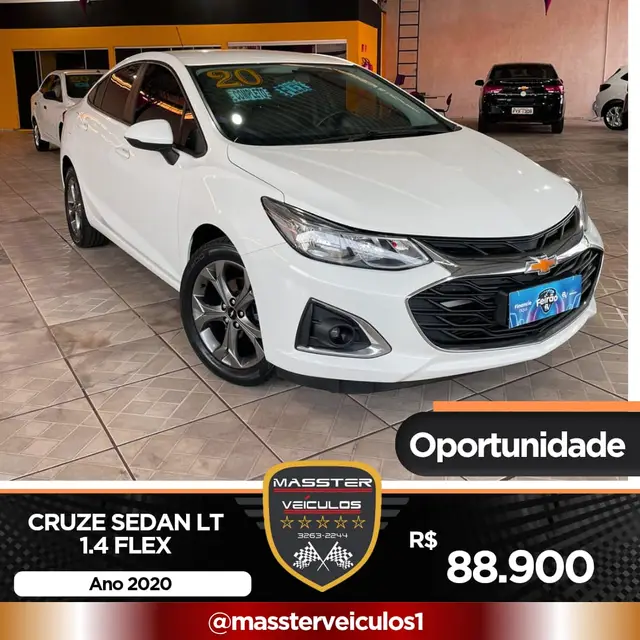 Carro Chevrolet Cruze 2020 LT 1.4 Turbo (Aut.)