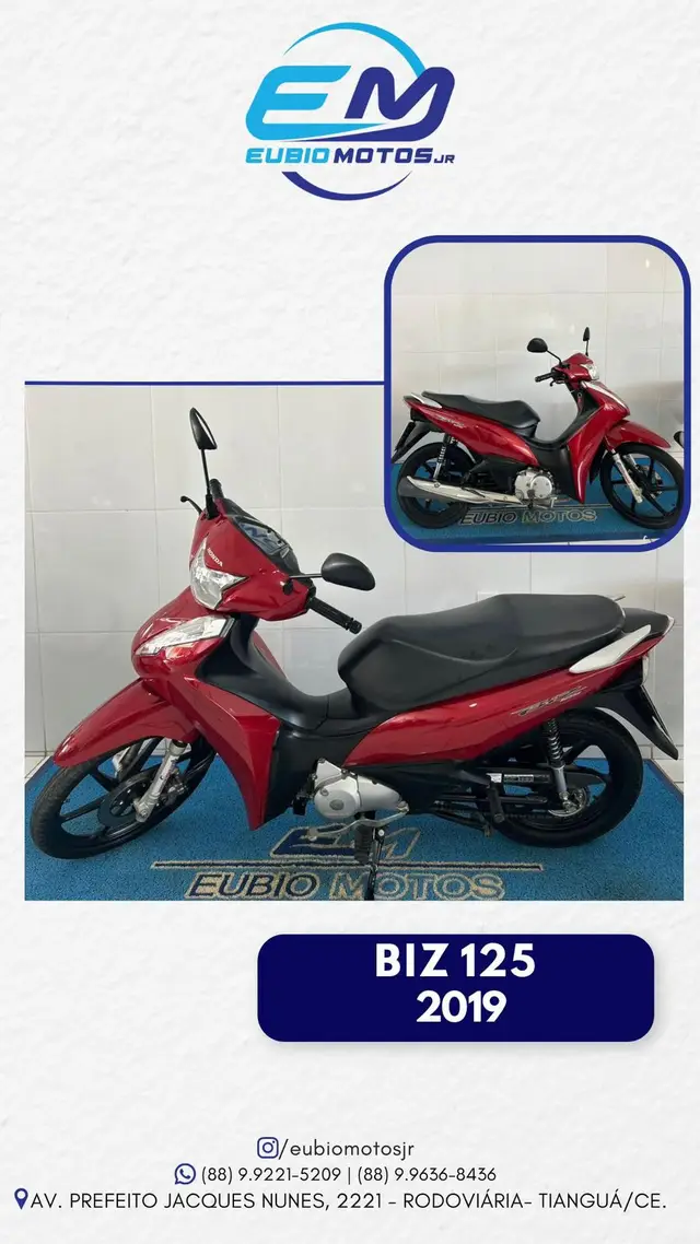 Moto Honda Biz 125i 2019 Flex