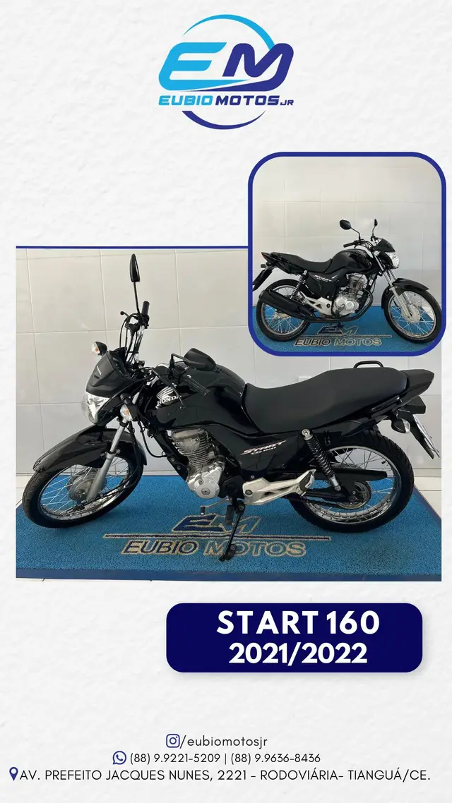 Moto Honda CG 160 2022 Start