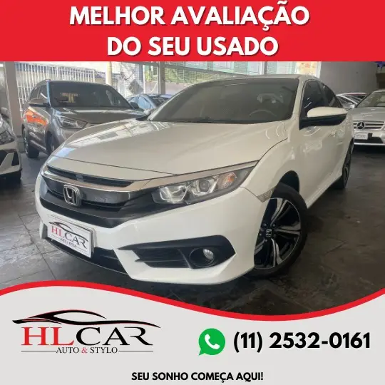 Carro Honda Civic 2017 EX 2.0 i-VTEC CVT