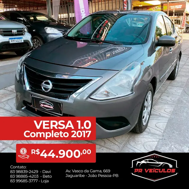 Carro Nissan Versa 2017 1.0 12V (Flex)