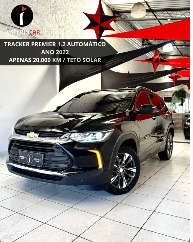 Carro Chevrolet Tracker 2022 Premier 1.2 Turbo (Flex) (Aut)