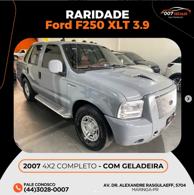 Carro Ford F-250 2008 XL 4x2 3.9 (Cab Dupla)