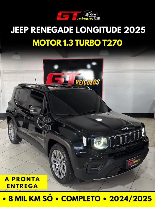 Carro Jeep Renegade 2025 Longitude T270 1.3 Turbo 4x2