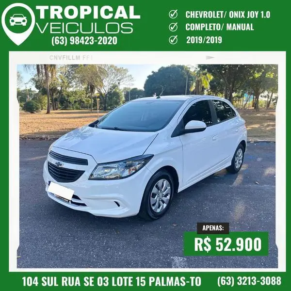 Carro Chevrolet Onix 2019 1.0 Joy SPE/4