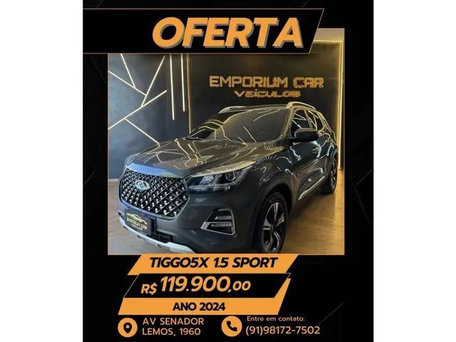 Carro CAOA Chery Tiggo 5X 2024 Sport